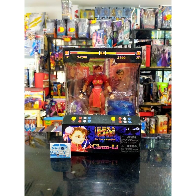 Jada Toys Street Fighter 2 Ultra The Final Challengers Chun Li (Red ...