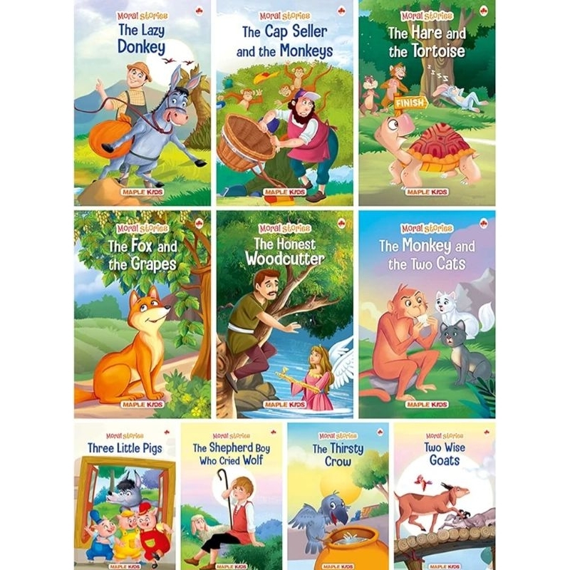 Moral Story Books for Kids (10 book) - English Short Stories with ...