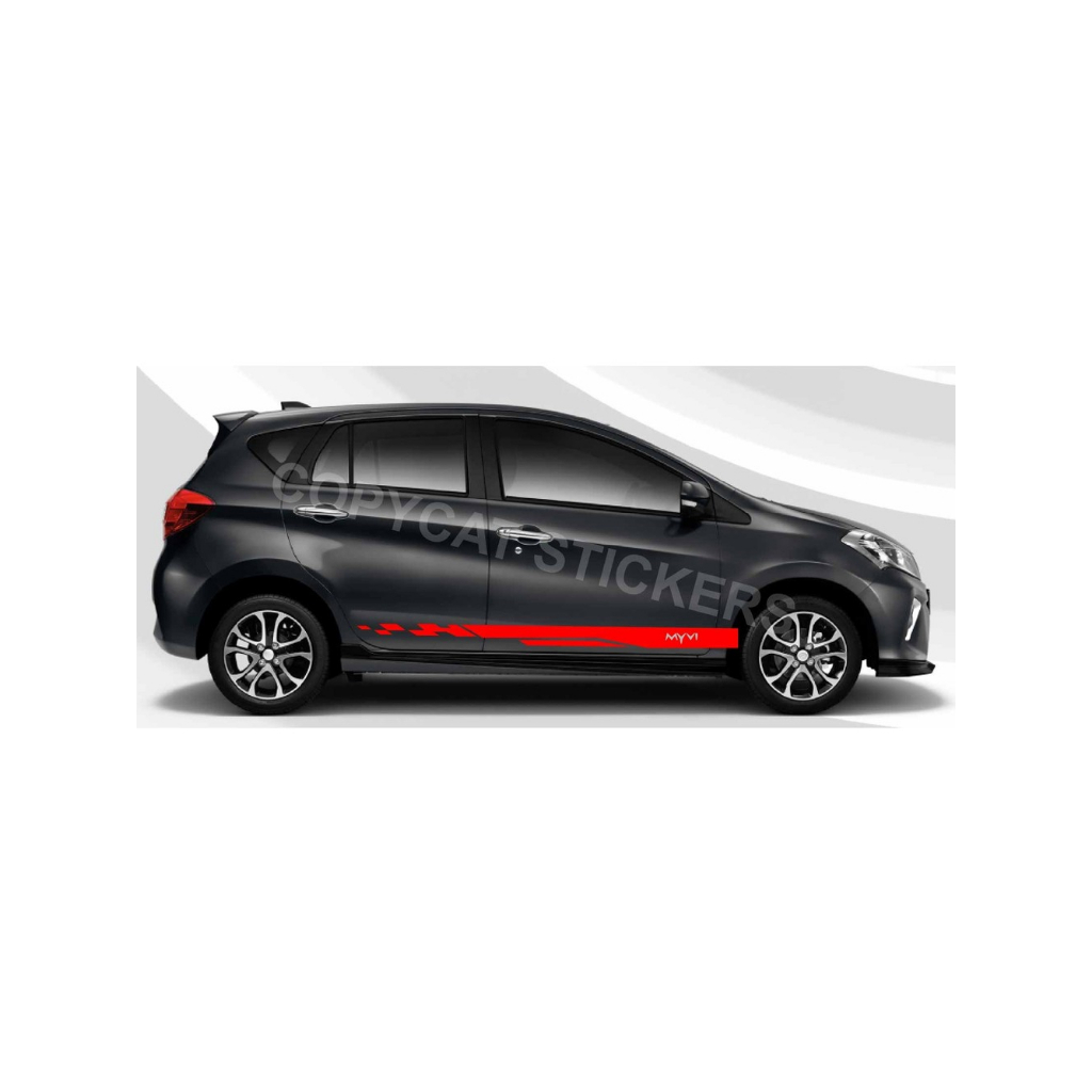 new myvi bodysticker 2020-2024 | Shopee Singapore