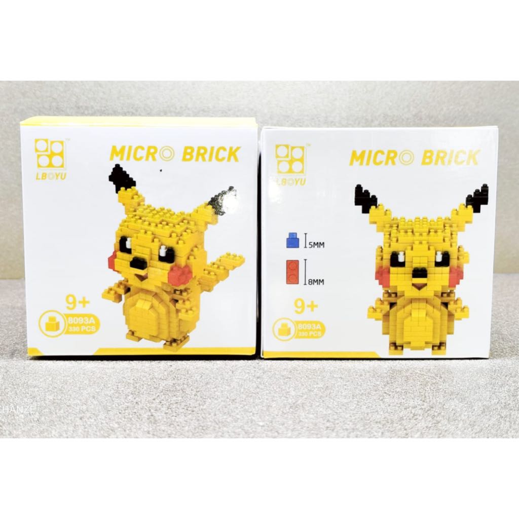AFFORDABLE BUILDING BLOCK TOYS LEGO CUTE POKÉMON CHARACTER MICRO BRICKS ...