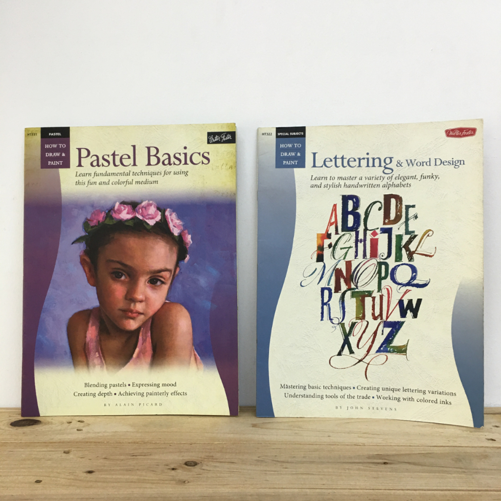 How To Draw & Paint : Lettering & Word Design and Pastel Basics ...