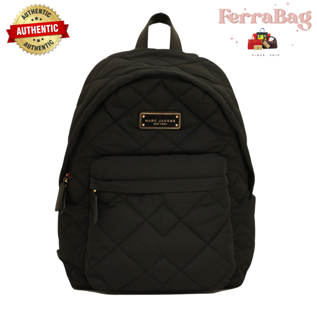 Marc Jacobs Quilted Nylon Backpack Bag M0011321 Shopee Singapore