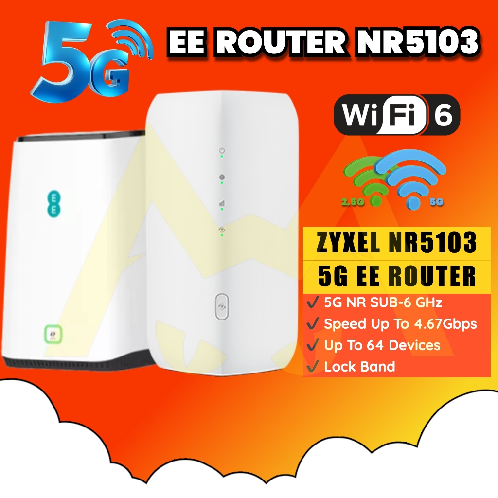 5G EE Router WIFI 6 CPE 5G WiFI6 Home Modem EE Build in Fan Antenna ...