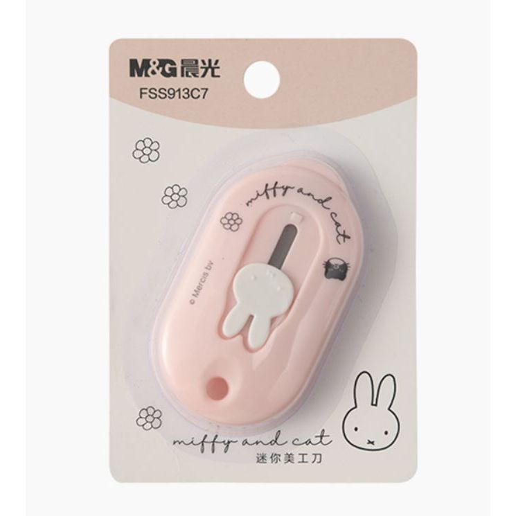 M&G Miffy Mini Cutter Art Knives Pen Knives Paper Cutters 晨光 米菲兔 美工刀 刀片 ...