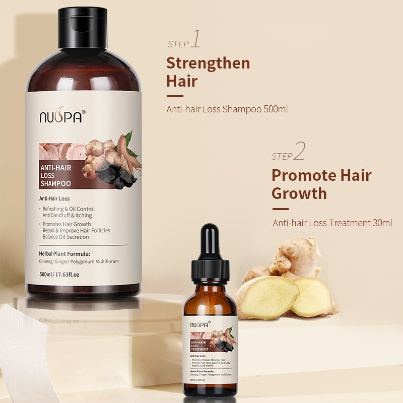 NUSPA Hair Kit: Revitalize & Regrow ( NUSPA Anti-hair loss Shampoo ...