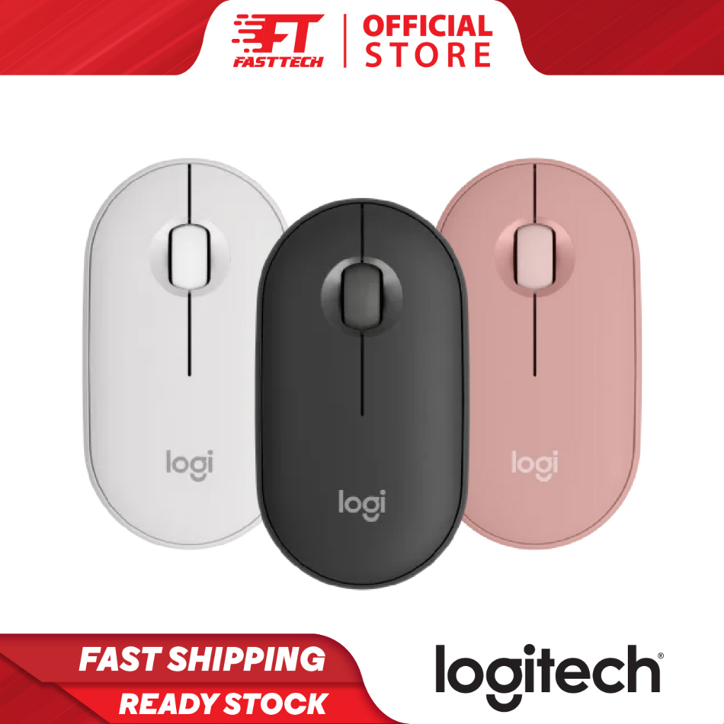 LOGITECH M350S Wireless Mouse with Multi-device Pairing, Silent Clicks ...