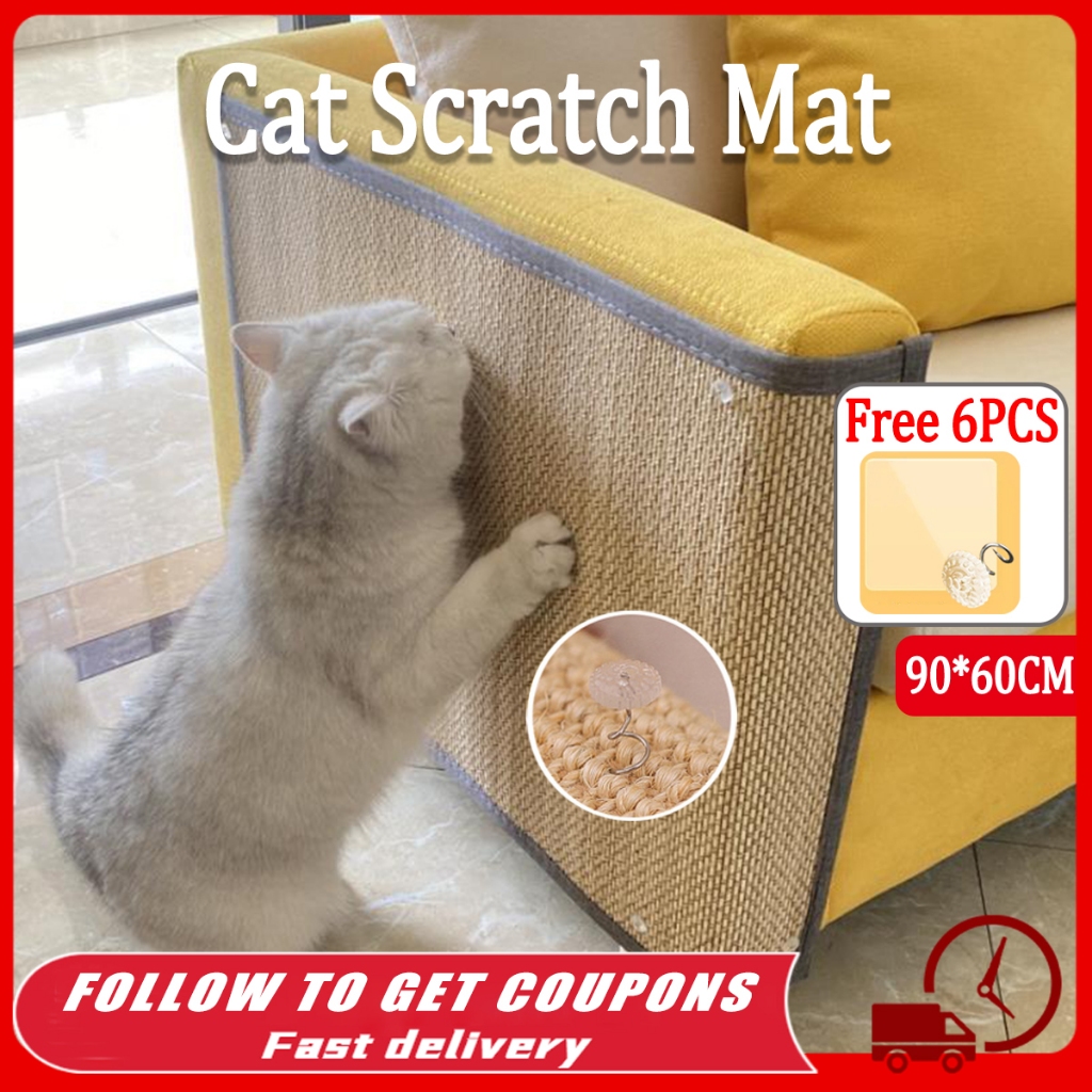 Extra Large Cat Scratching Mat Anti-Cat Scratch Sofa Protector Cat ...