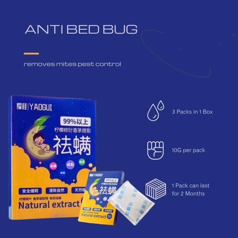 ANTI BED BUG PACK (1 BOX - 3 PACKS) | Shopee Singapore