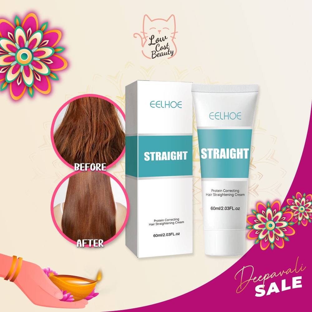 Eelhoe Hair Straightening Cream lulus rambu Protien Correcting Hair