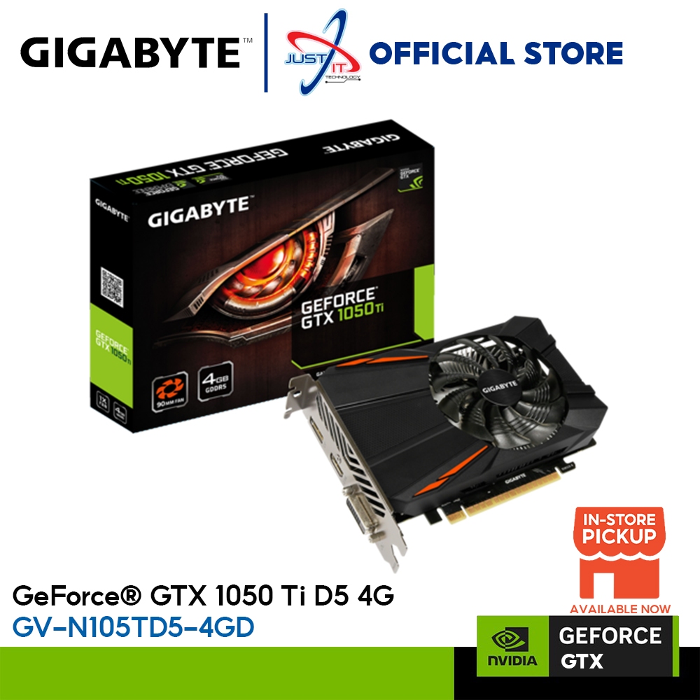 Gigabyte gtx 1050 ti best sale 4gb ddr5