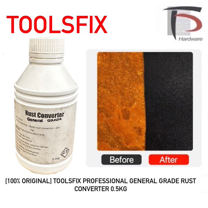 TOOLSFIX PROFESSIONAL GENERAL GRADE RUST CONVERTER 0.5KG | Shopee Singapore