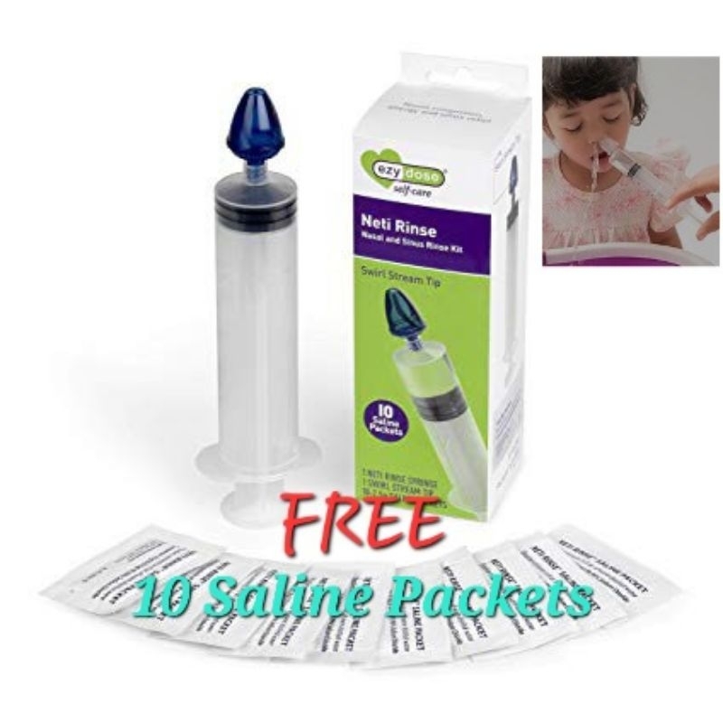 Neti Rinse Nasal & Sinus Syringe Washing Nasal Congested PIcagari ...
