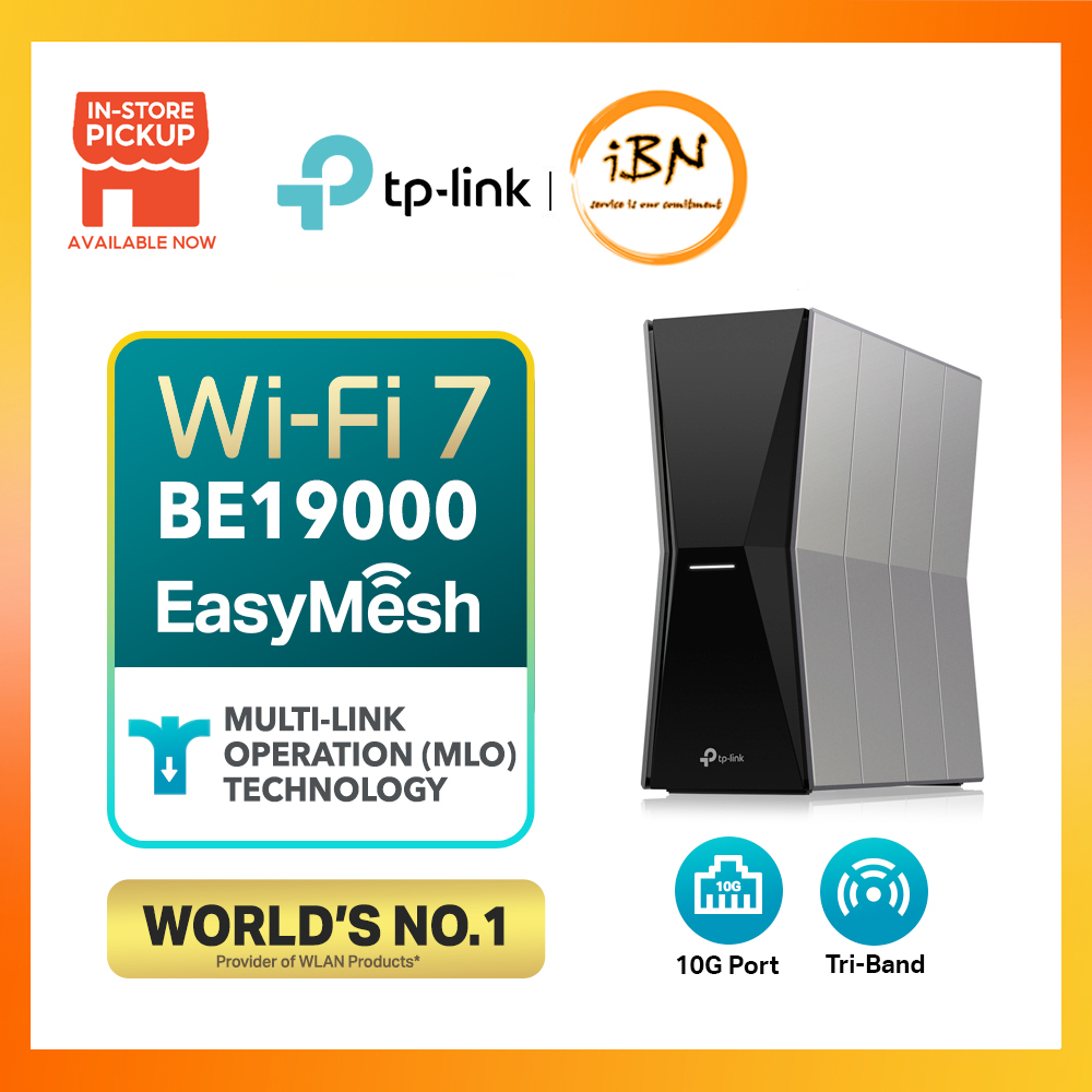 TP-Link Archer BE805 BE800 BE550 BE230 WiFi 7 Tri-Band Dual 10G + 4x ...