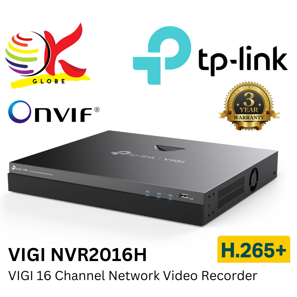 TP-LINK VIGI NVR2016H / VIGI NVR2016H-16P (90W POE+) / VIGI