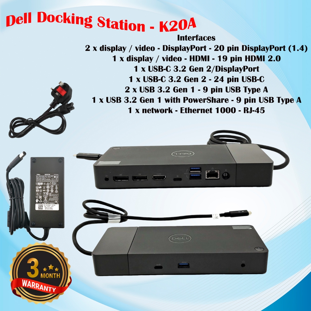 Dell Docking Station - K20A | Shopee Singapore