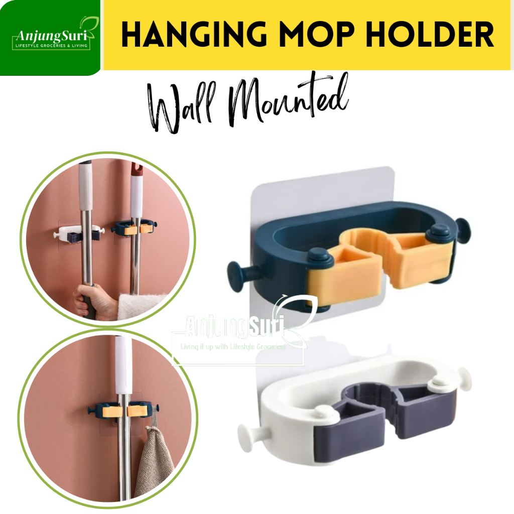 Mop holder wall mount hotsell