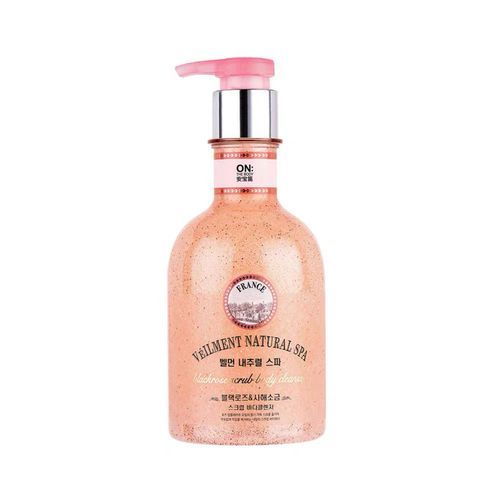 Korea LG ON THE BODY Veilment SPA Natural Therapy SCRUB BLACK ROSE