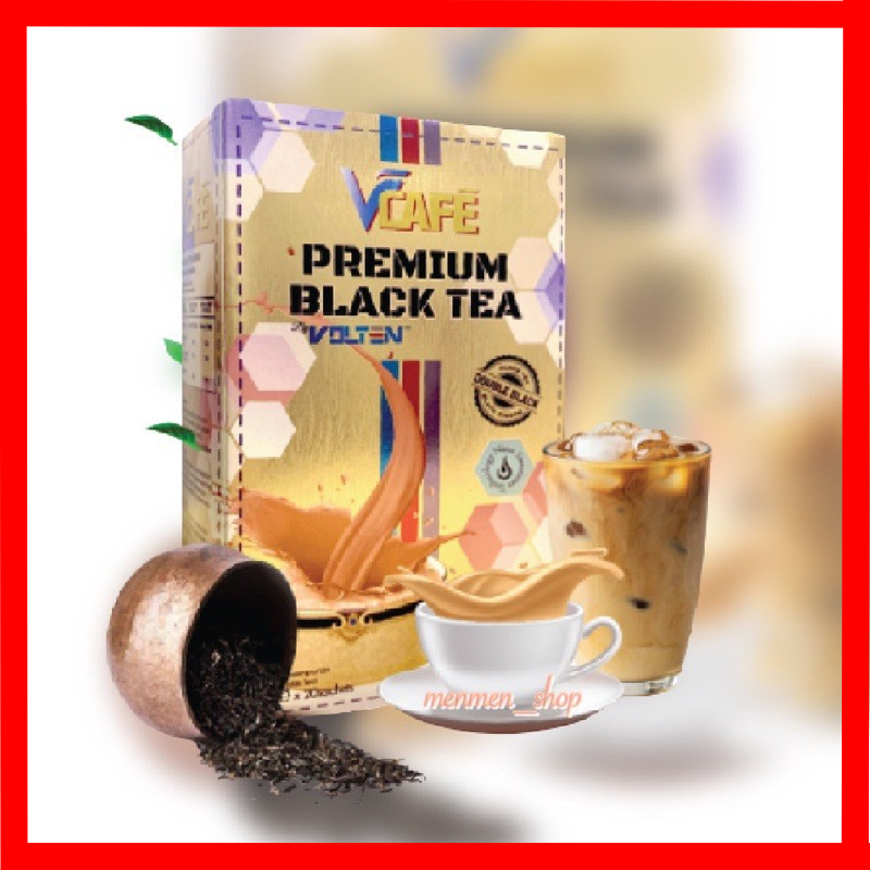 HALAL Vcafe Volten Premium Black Tea (20 sachet) | Shopee Singapore