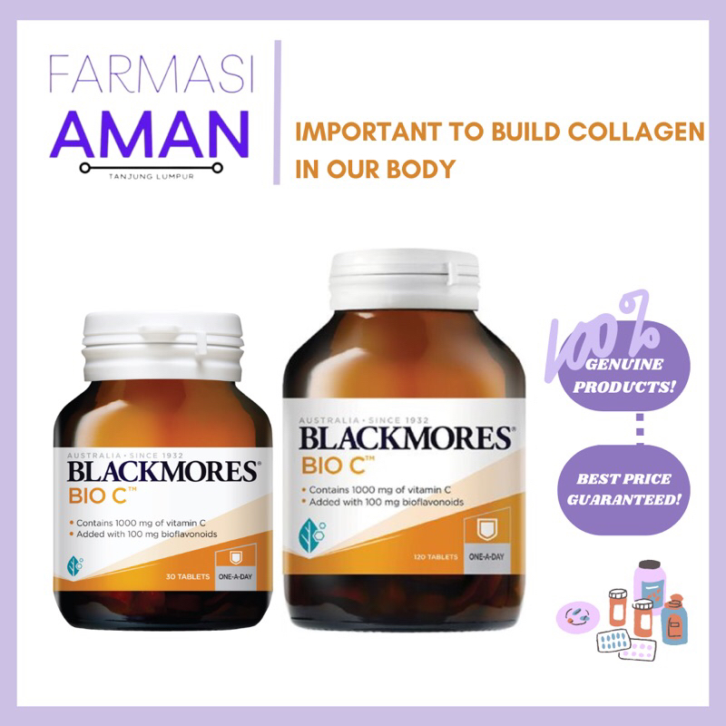 Blackmores Bio C Tablets (30's / 120's) | Shopee Singapore