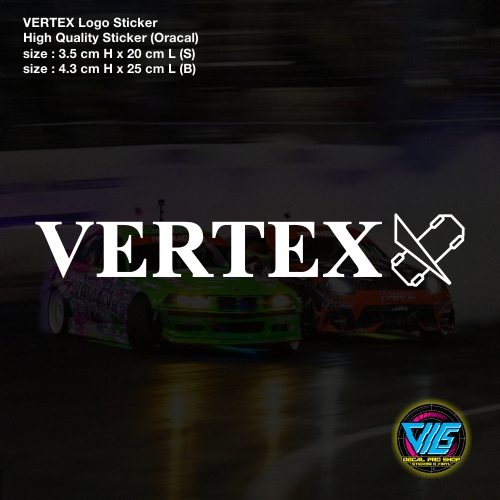 VERTEX Logo Sticker / Decal (High Quality Sticker) | Shopee Singapore