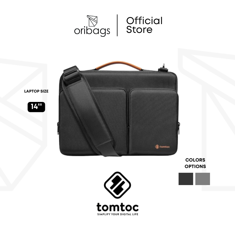 Tomtoc Defender A42 Laptop Messenger Bag 14-inch Shopee Singapore