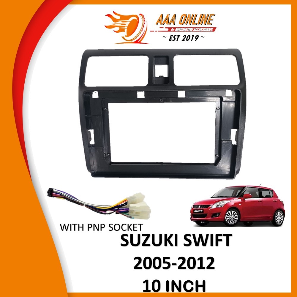 Android Player Casing 10'' SUZUKI SWIFT 10'' 2005-2012-BLACK (WIth PNP ...