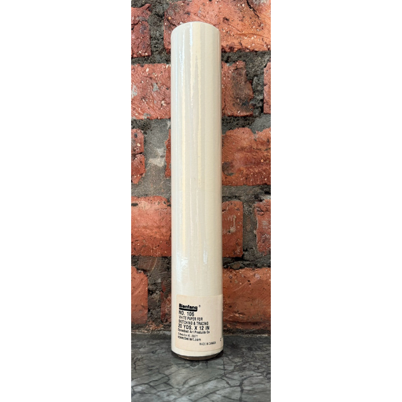 White Paper (Butter Roll) for Sketching & Tracing - 20 yards x 12 ...