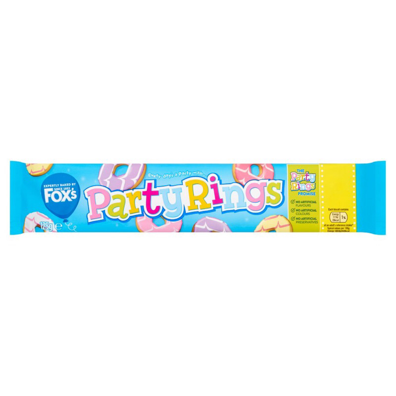 Fox's Party Rings Biscuits 125g | Shopee Singapore