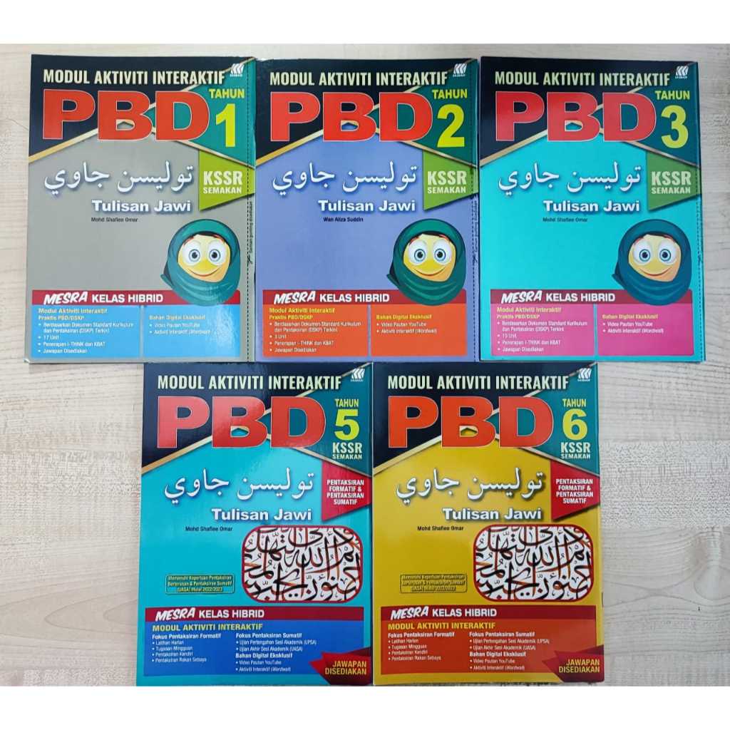 SASBADI INTERACTIVE ACTIVITY MODULE PBD WRITING JAWI YEAR 123456 ...