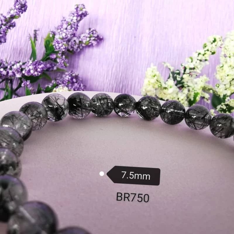 Black hair quartz hot sale