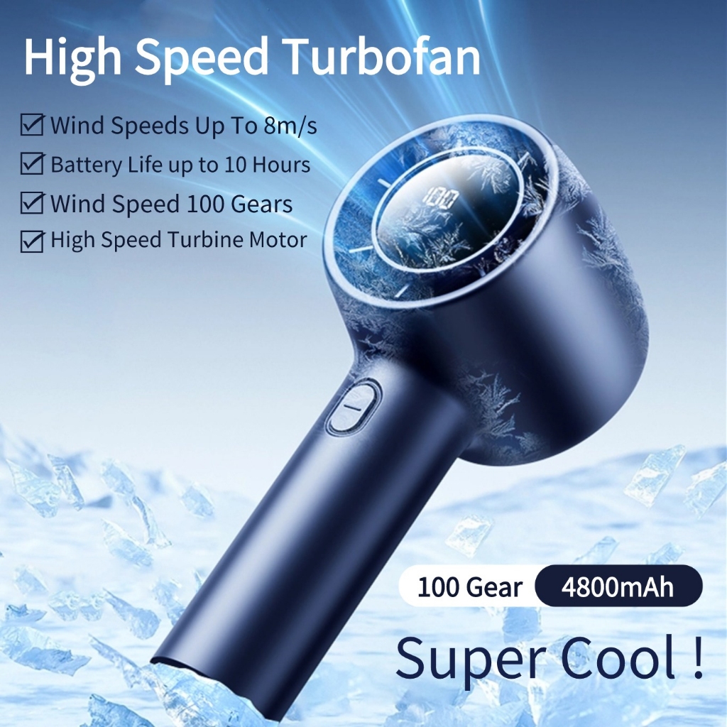 Warhom Mini Fan Protable Handheld Fans With New Technology Turbofan 100 ...