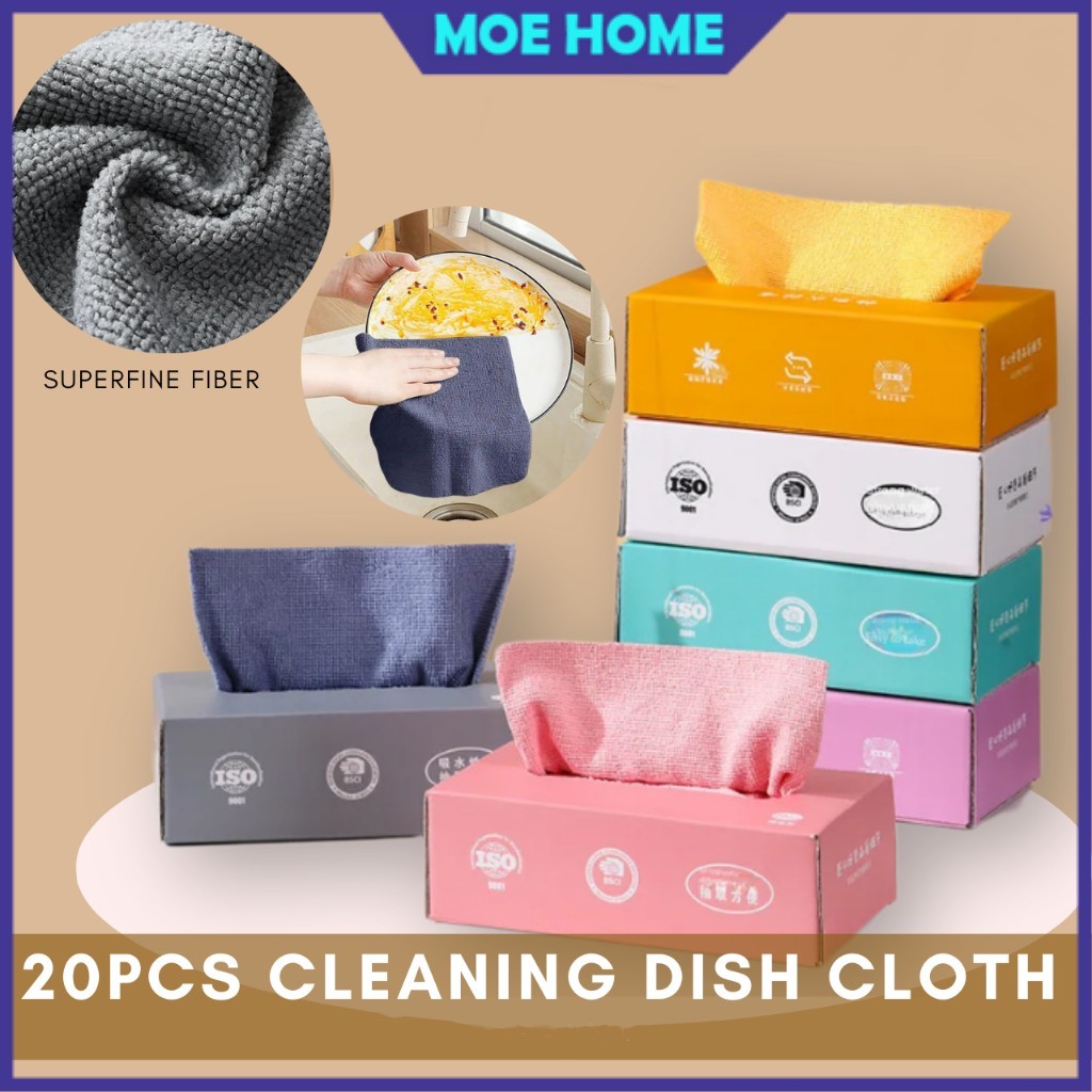 【20pcs/Box】Removable Kitchen Towel Kitchen Cloth Absorbent tisu dapur ...