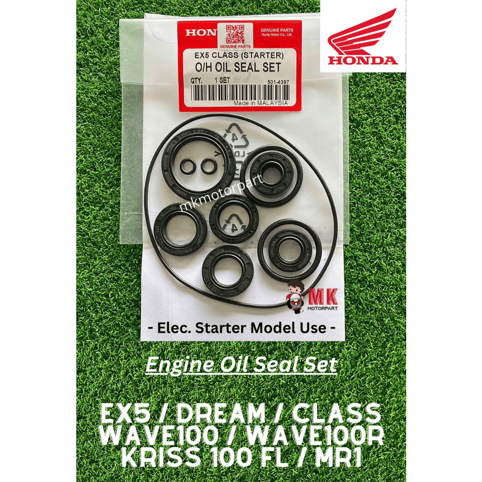 Starter Engine Oil Seal Complete Set Honda Ex Hi Power Dream Class