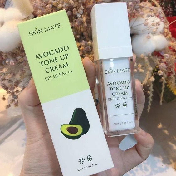️ ️Skinmate鳄梨 防晒润肤霜 30ML Skin Mate Avocado Tone Up Cream SPF30 PA ...