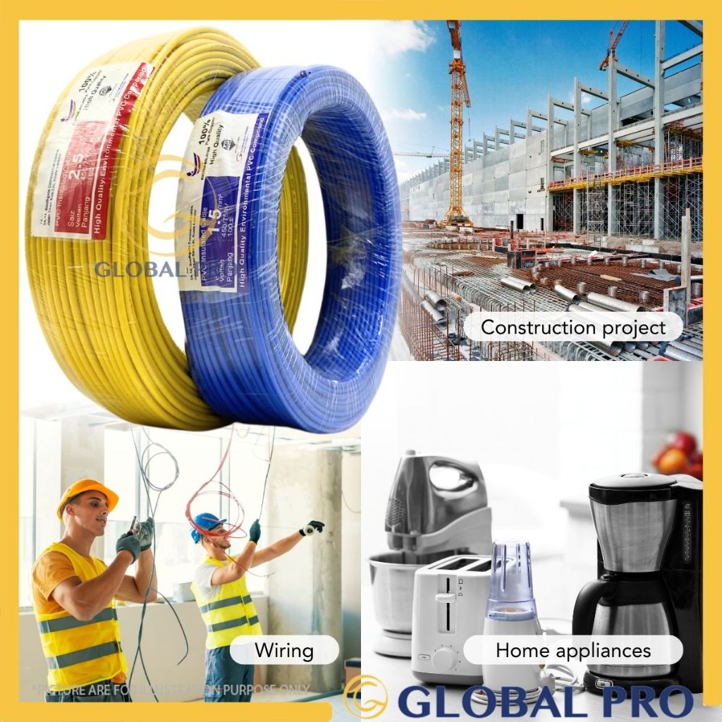 SIRIM 1 ROLL 1.5mm / 2.5mm PVC Insulated Cable Kabel Wayar Elektrik ...