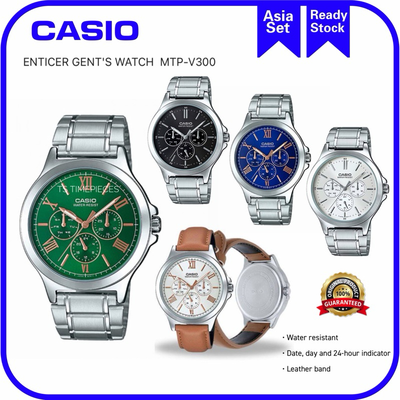 CASIO Enticer MTP V300 Men Watches MTP V300D 1 MTP V300D 2 MTP V300D 3 MTP C300D 7 MTP V300L 7A2 MTP V300L MTP V300D