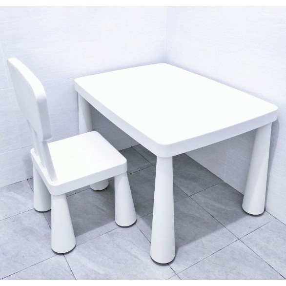 IKEA Mammut Children Kid Table Stool Chair Study Table Play Activity Kindergarten Meja Kerusi Budak Belajar Bangku Taska Shopee Singapore