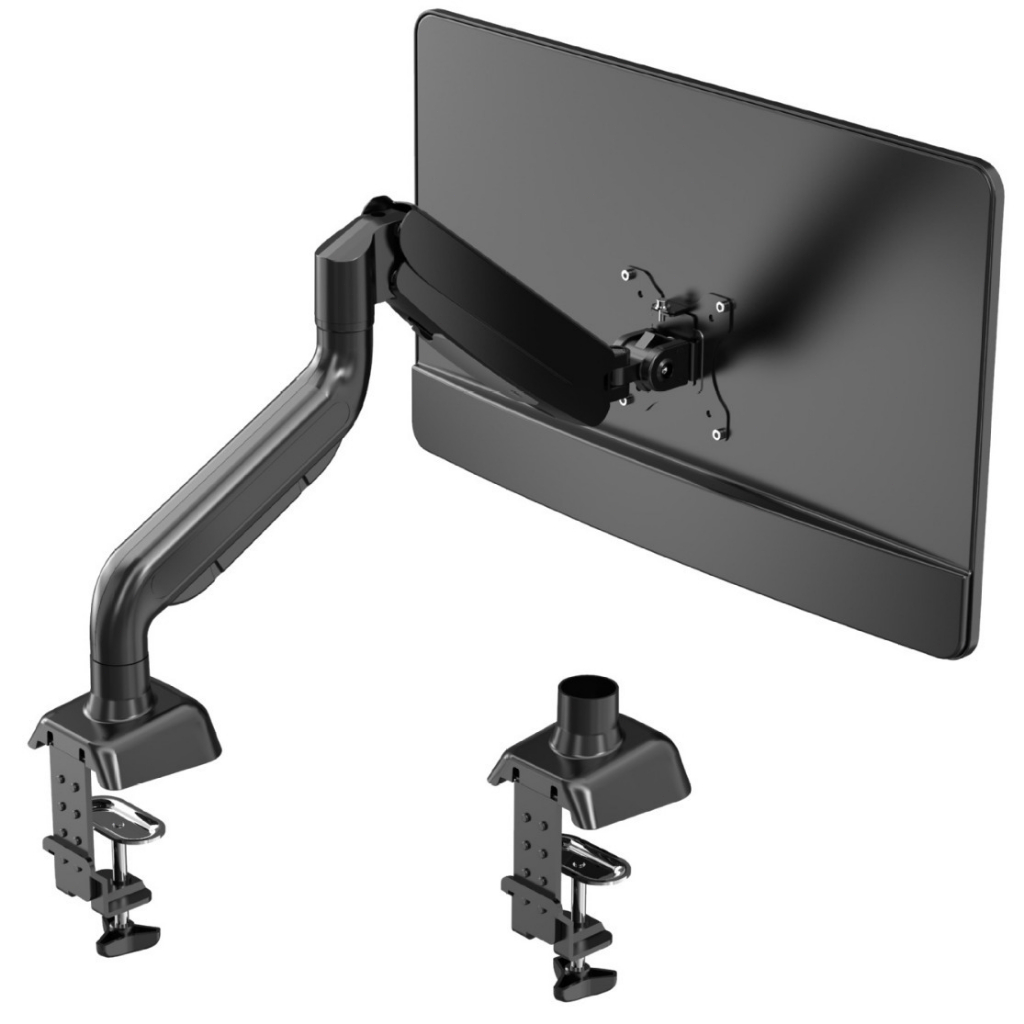 Monitor Stand Mount Arm 360 Degree Rotation 5-Axis Cold Rolled Steel ...