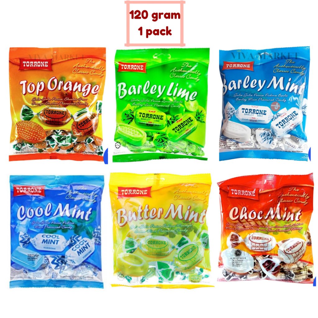 TORRONE Candy - Gula Gula Barley Lime | Barley Mint | Cool Mint ...