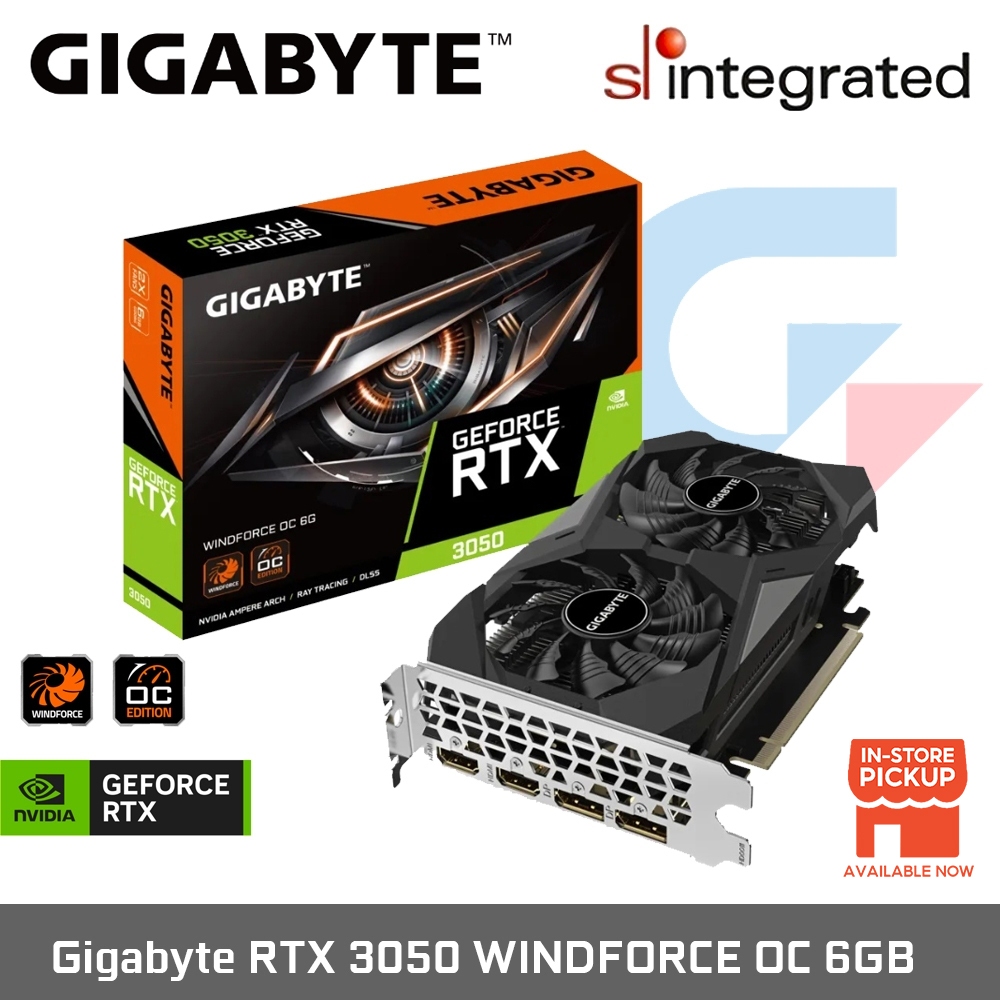 GIGABYTE GeForce RTX 3050 OC 6GB