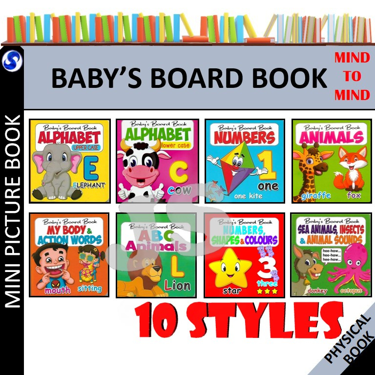 BABY'S BOARD BOOK - ALPHABET | NUMBERS | ANIMALS | FRUITS & VEGETABLES ...