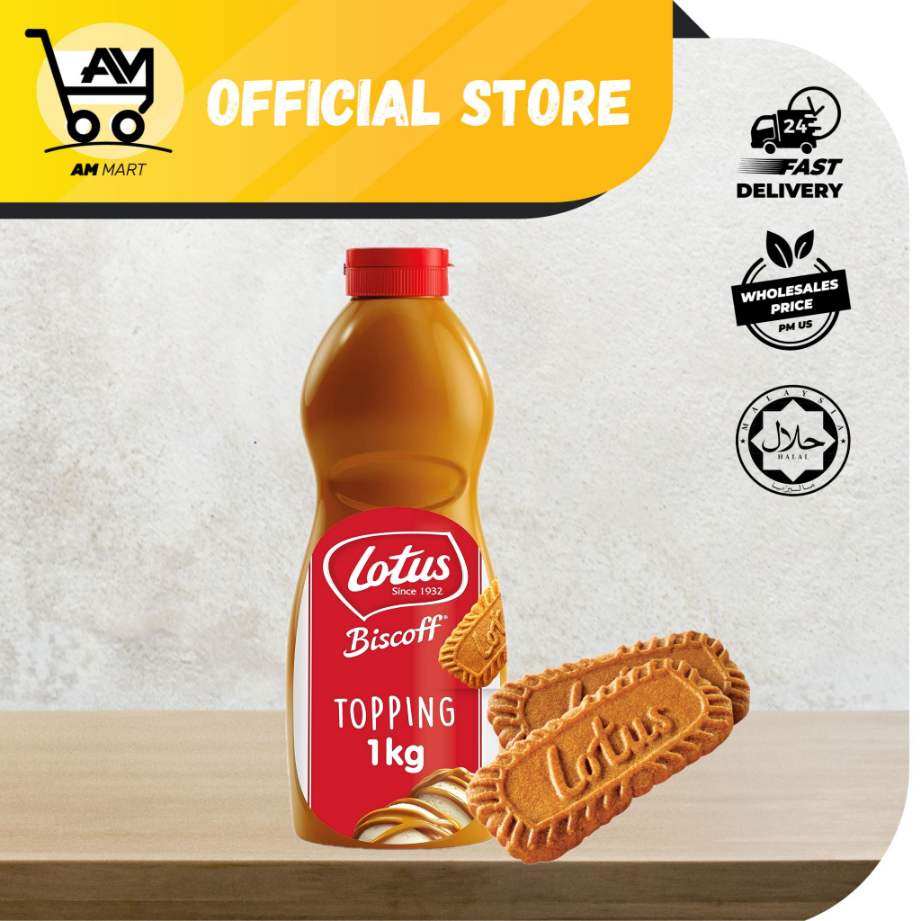 RAYA Lotus Biscoff Topping Sauce 1kg (HALAL) | Shopee Singapore