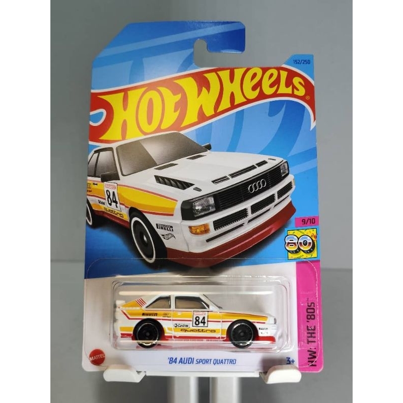 Hot Wheels – Audi Sport Quattro 1984 – échelle 1/64 – Carte Courte – Avec Protection Friki Monkey