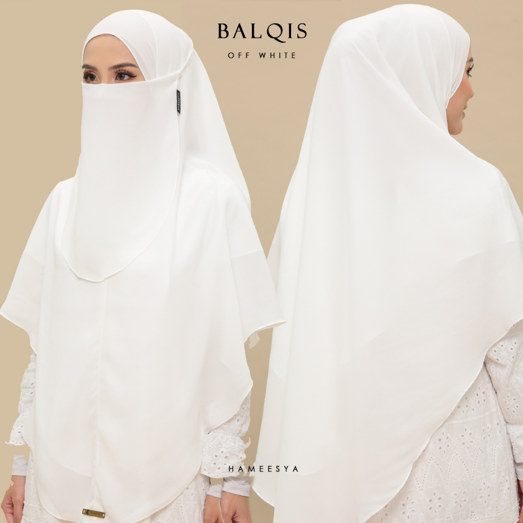 Tudung Labuh Khimar Balqis Tudung Sarong Umrah Tudung Sarong Two Layers Tudung Labuh Purdah