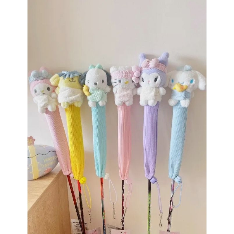 宝可梦羽毛球拍柄套 皮卡羽毛球拍把套Pokémon badminton racket handle cover Pickup ...