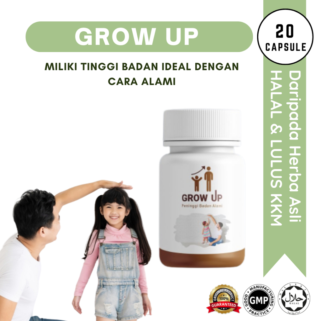 Growup Supplement 12 Years Increase Height Shopee Singapore