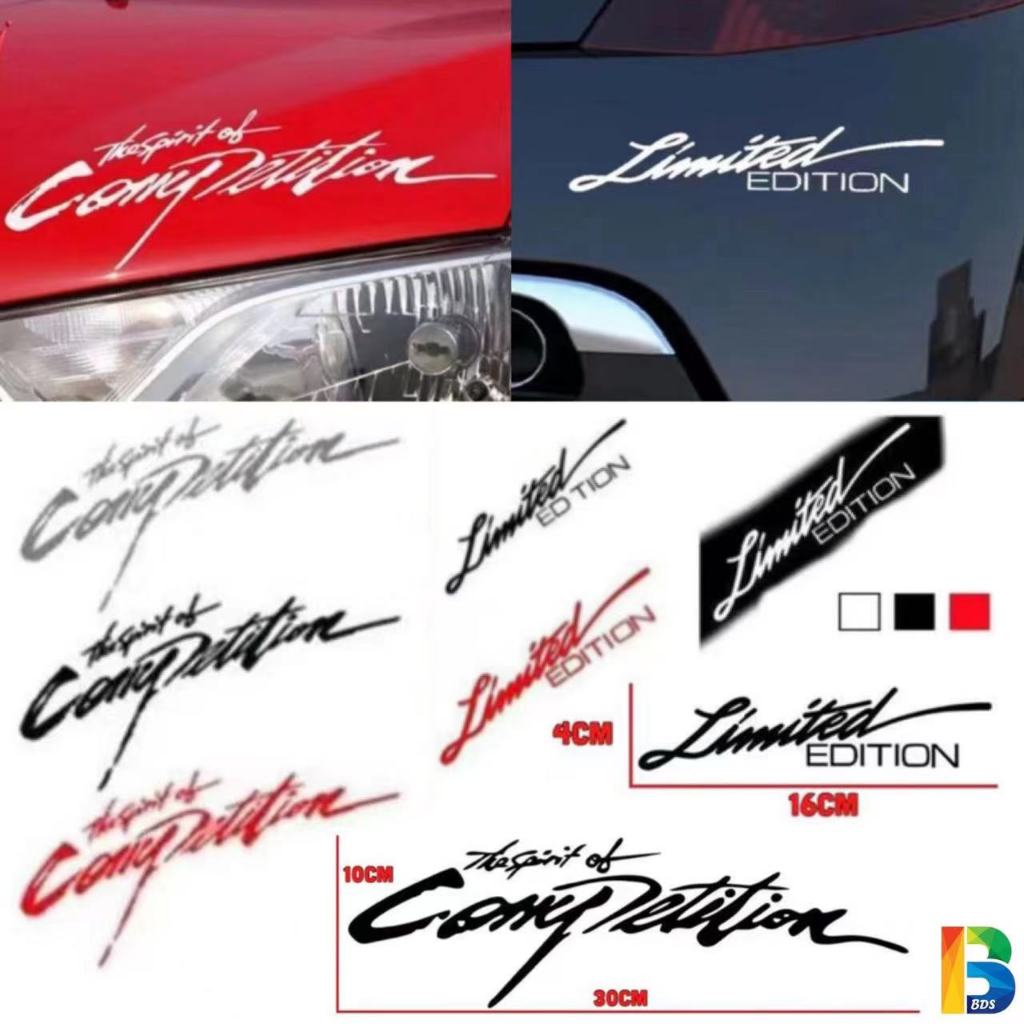 Car sticker Limited Edition The Spirit Of Competition Decal Window Body ...