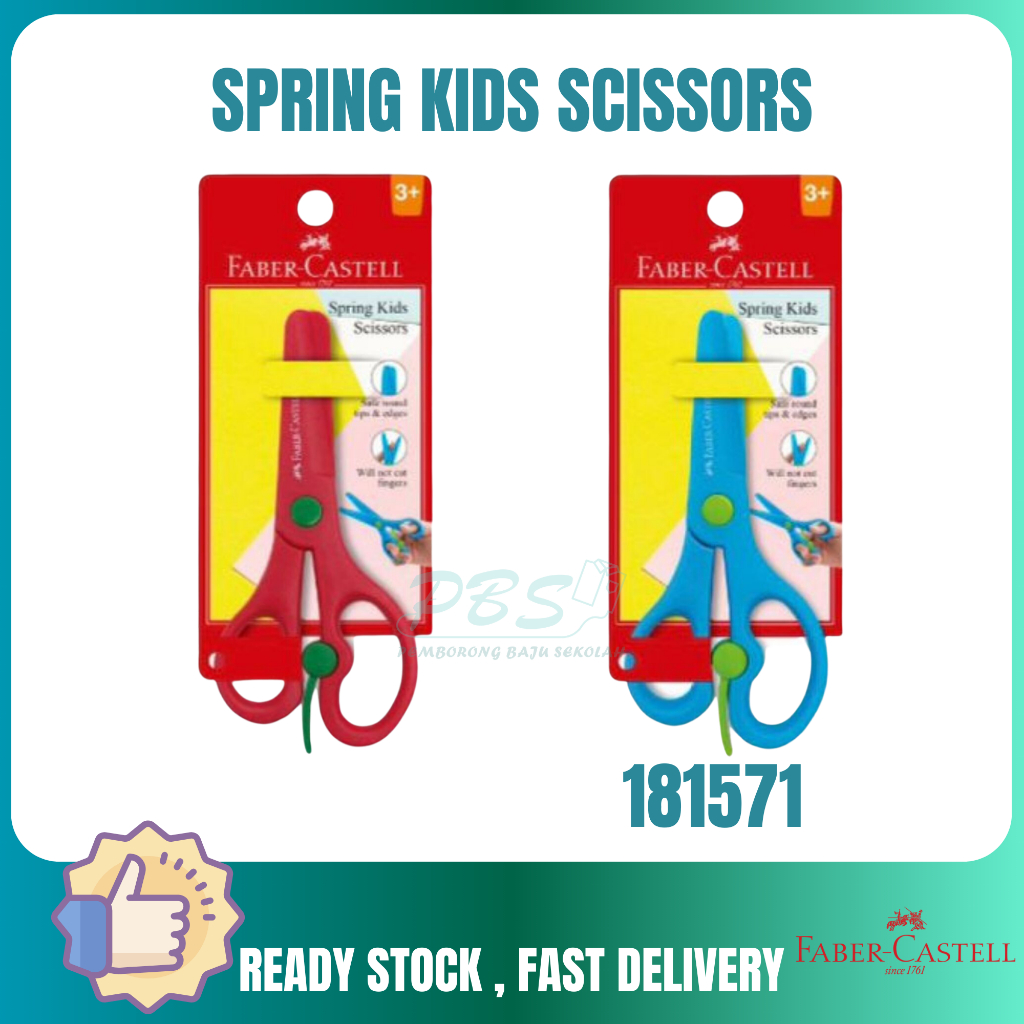 Faber Castell Spring Kids Scissors – 1 Station Hub