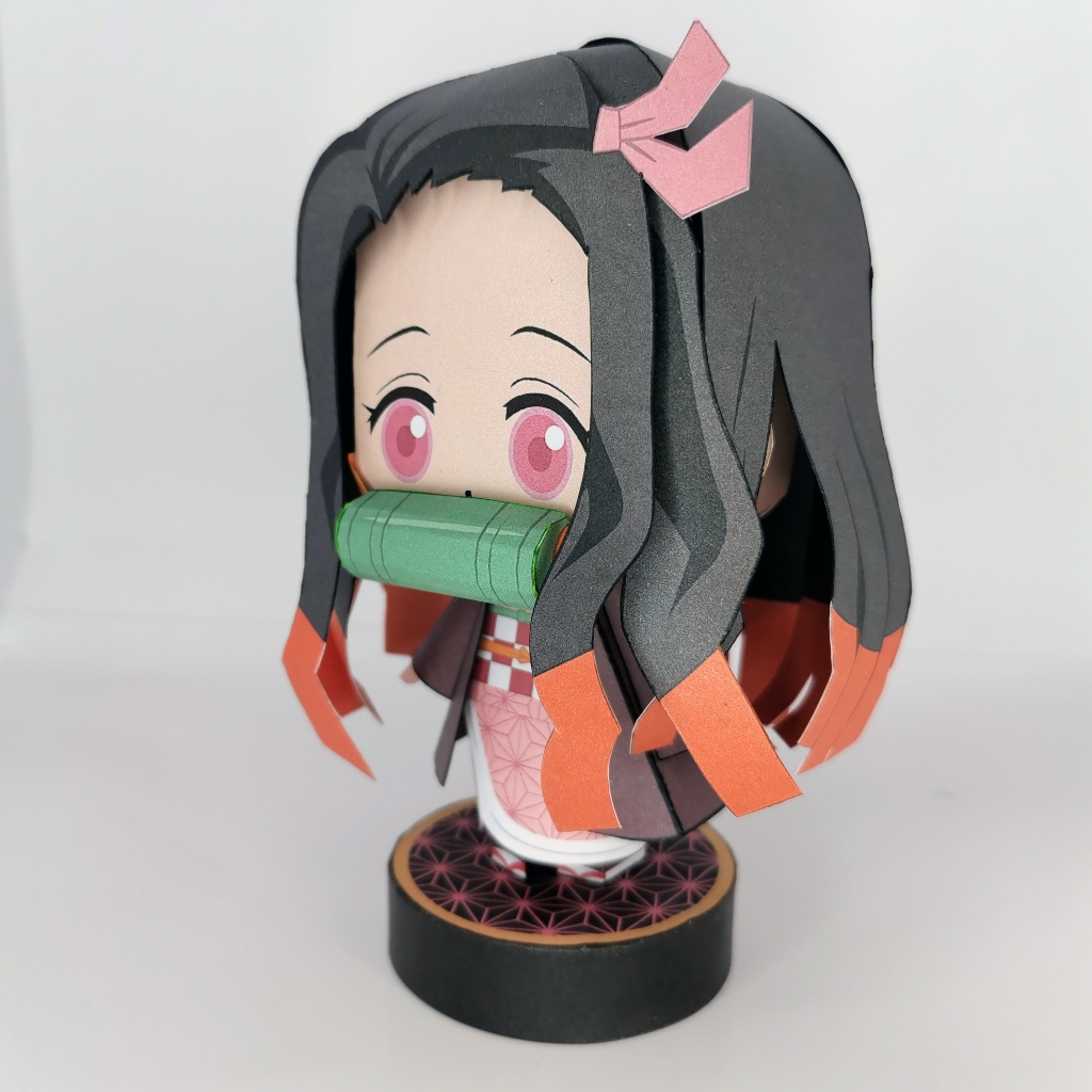 Nezuko NEZUKO Kamado-Demon Slayer Anime Figure Papercraft Demon Slayer ...