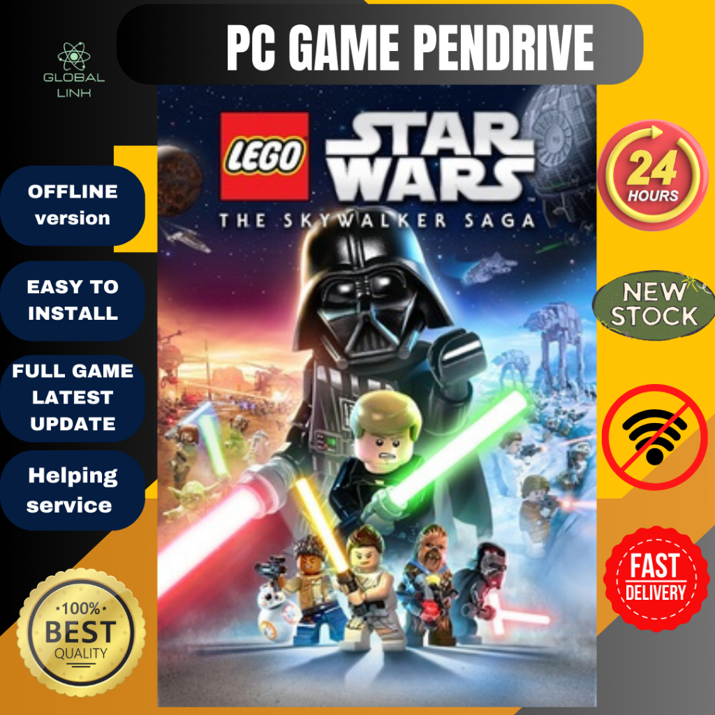 PC Game LEGO Star Wars The Skywalker Saga Galactic Edition Offline Pendrive 64 GB